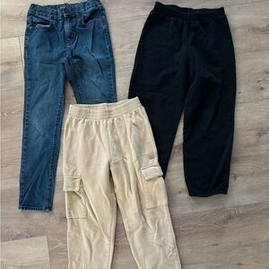 Lot of Boys Pants Joggers Sweats Jeans SZ 8-10